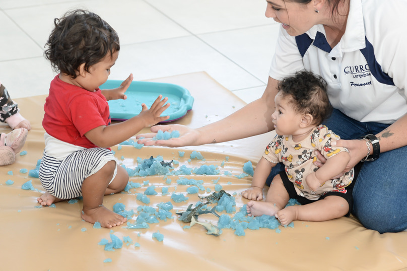Curro Langebaan preschool messy play