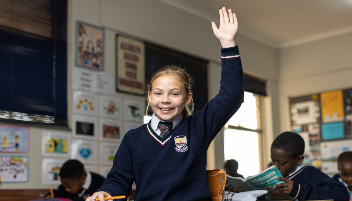 Woodhill College primary school, Curro school, learner, Christian values