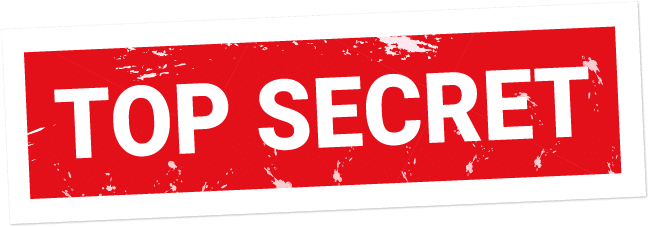 Top Secret Rubber Stamp. Canceled logo sign symbol. Red retro style tag template graphic. Red grunge icon stamp illustration.